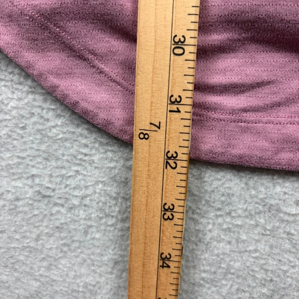 Lululemon Drysense Shirt Mens XL Dusty Pink Short Sleeve Curve Hem Stretch Tee